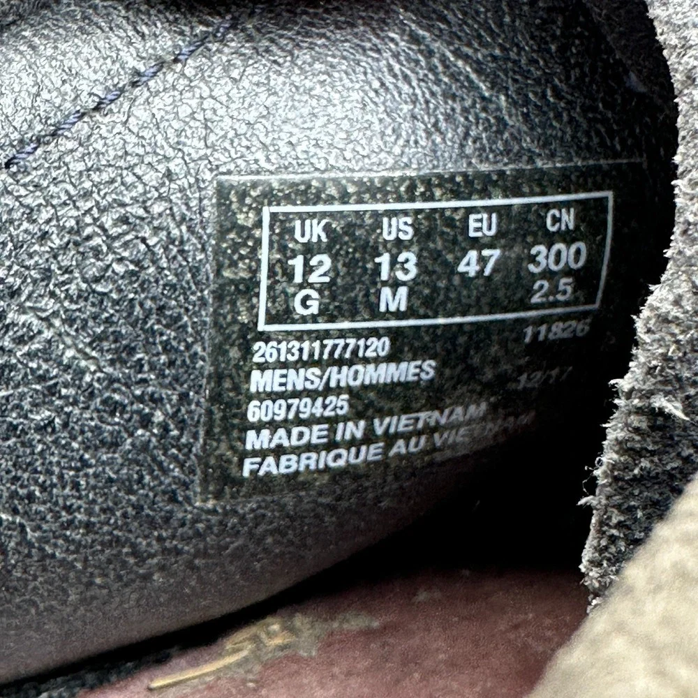 Clarks Originals Mens WALLABEE Boot Shoes Moccasin Sz US 13 Gray Suede‎